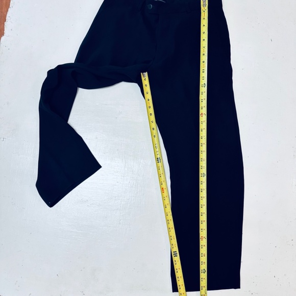 Armani Collezioni Black Dress Polyester Pants 50/34 Excellent Condition - Picture 10 of 13